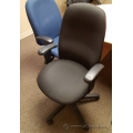 Mayline Black High Back Rolling Task Chair w Arms